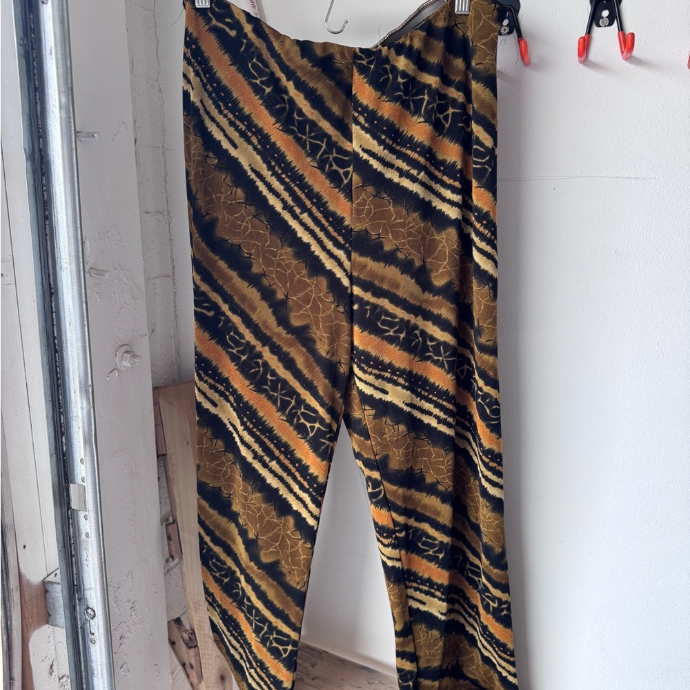 Stripe Patterned Pants